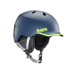 Bern Watts EPS Helmet Matte Navy/Hyper Green
