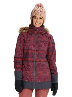 Burton Lelah Womens Jacket Prfrya/Trcdro