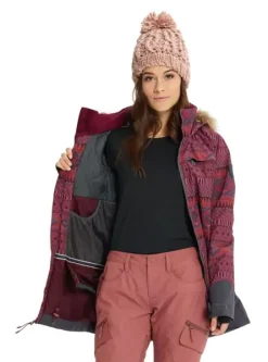 Burton Lelah Womens Jacket Prfrya/Trcdro -Leki Shop bu 19 ou lj d