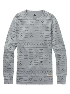 Burton Midweight Women's Crew Grayscl Bogolanfini -Leki Shop bu 19 th mc grys c