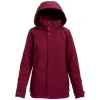 Burton Jet Set Womens Jacket Sangria -Leki Shop jetset sangria main