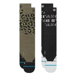 Stance Barracks Snow Socks 2 Pack Black